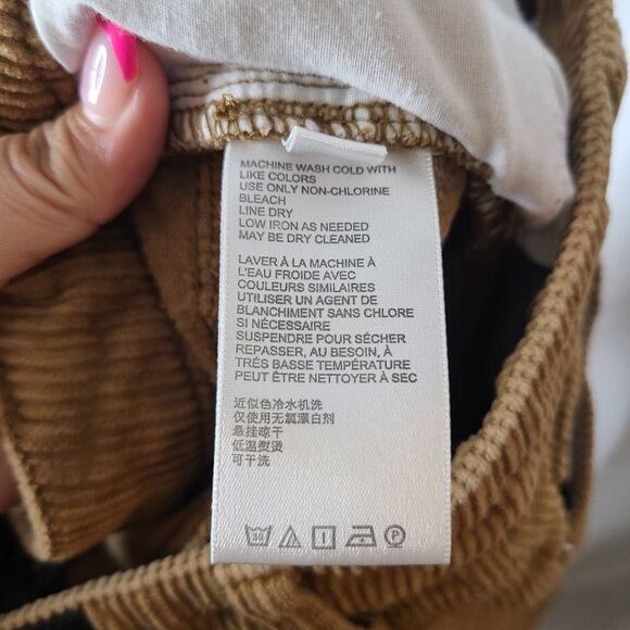 BDG Urban Outfitters‎ Mom High Rise Brown Corduroy Pants sz 27 - Picture 5 of 5